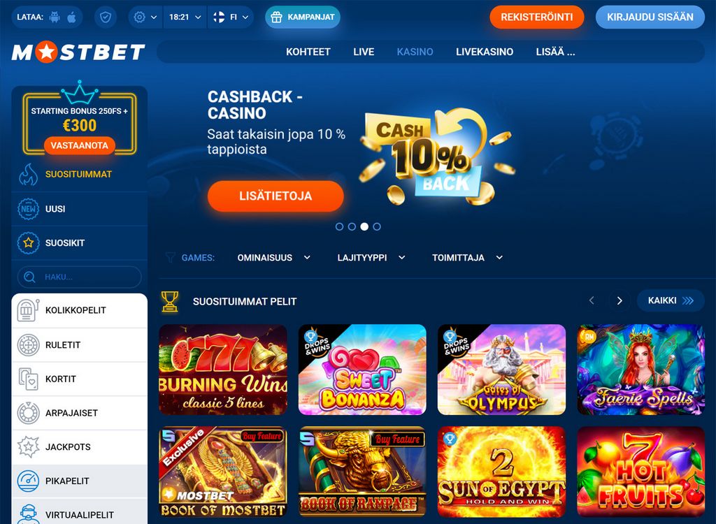 Официальный сайт Mostbet — вход на зеркало Mostbet, отзывы игроков